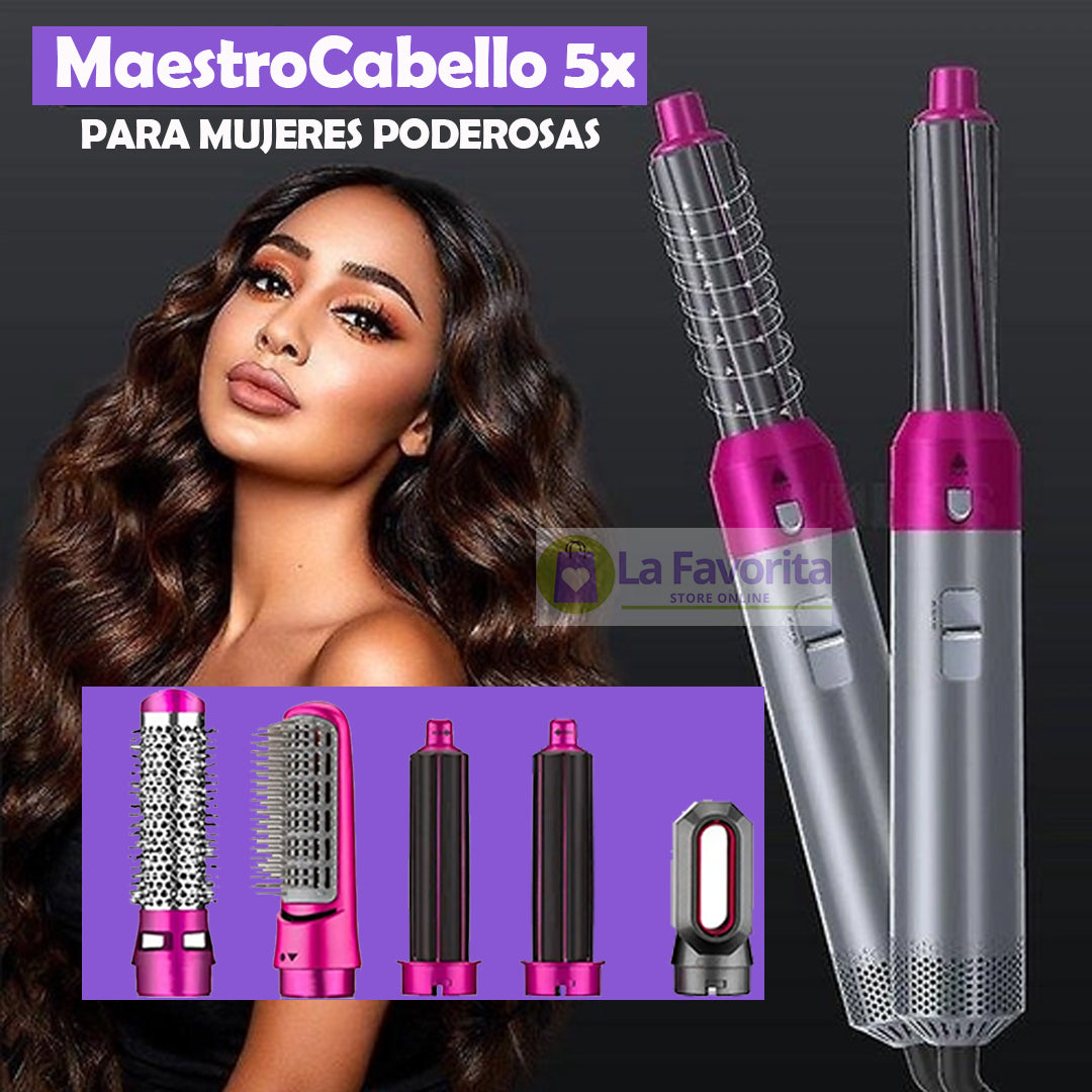 Cepillo MaestroCabello 5X  - Alizador/Secar 5 en 1